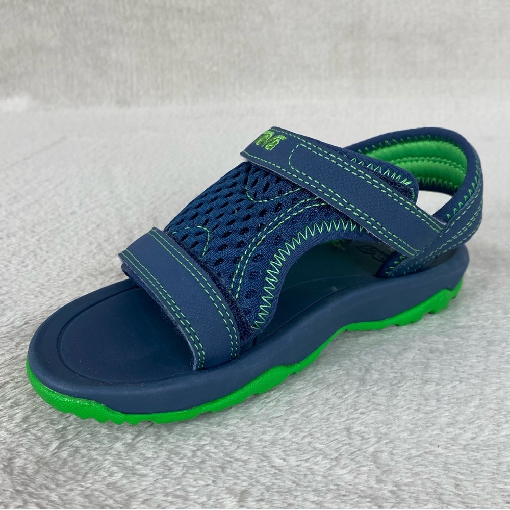 Teva Psyclone Toddler Boys Sport Sandals Size 10 Blue Green Water Shoes NEW - Picture 6 of 10